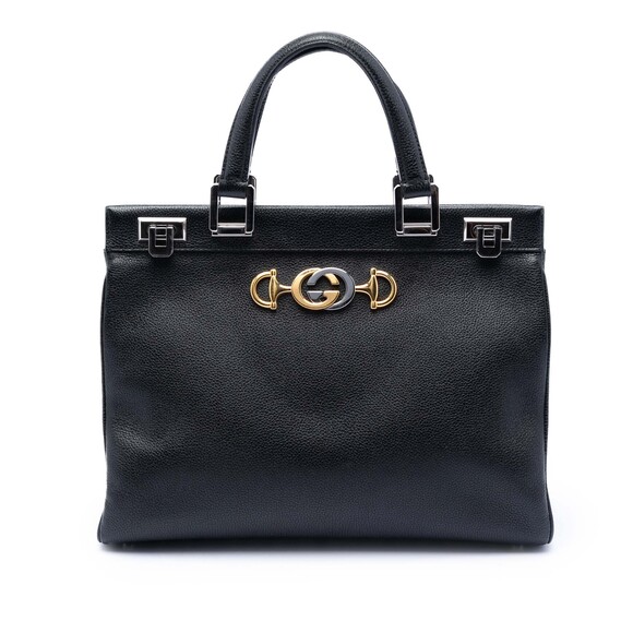Gucci Handbags - Pre-Loved Gucci Medium Leather Zumi Top Handle Bag